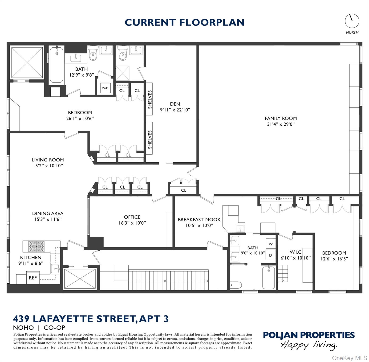 439 Lafayette Street, Unit 3