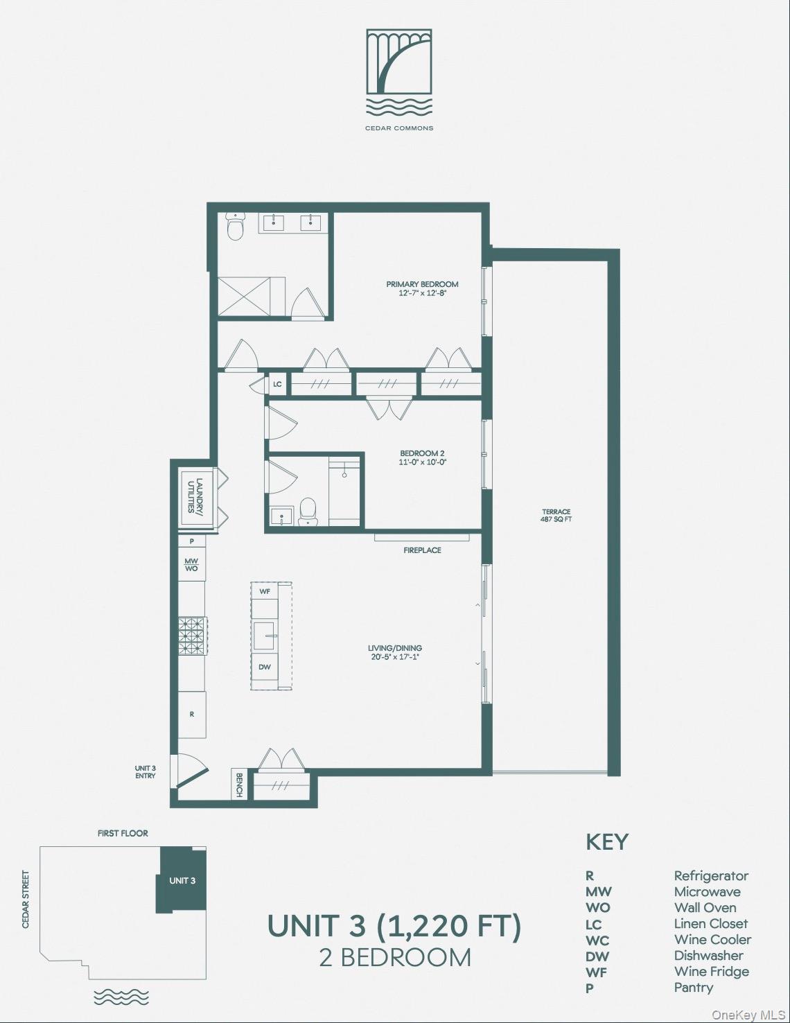 41 Cedar Street, Unit 3