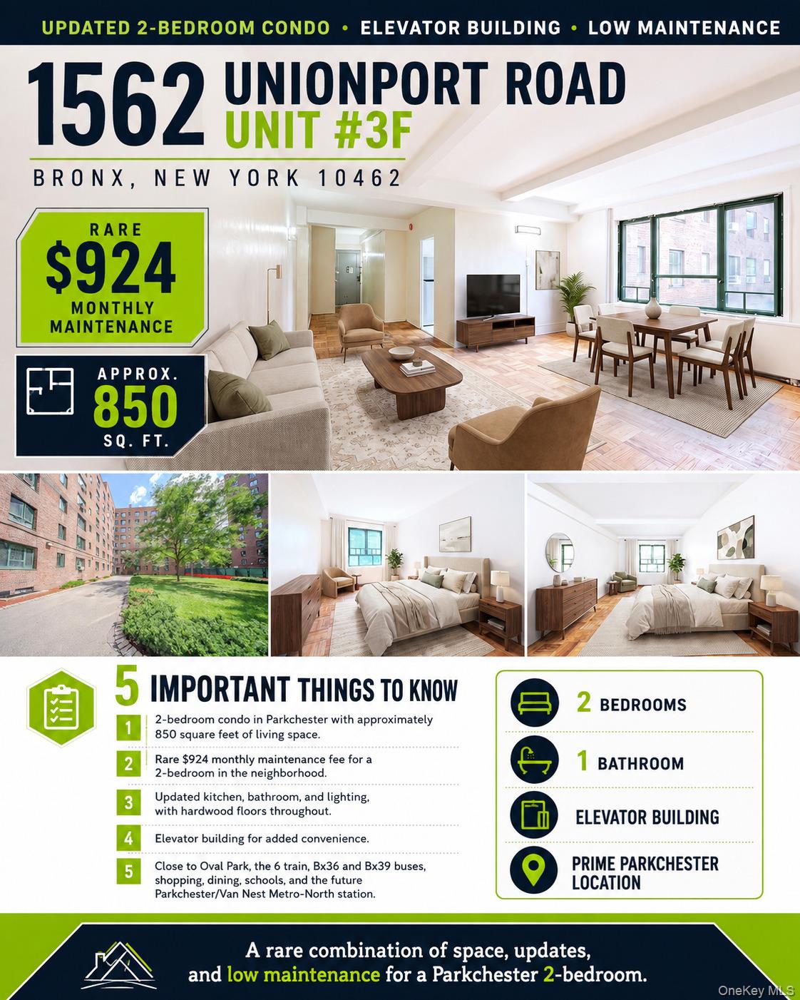 1562 Unionport Road, Unit 3F