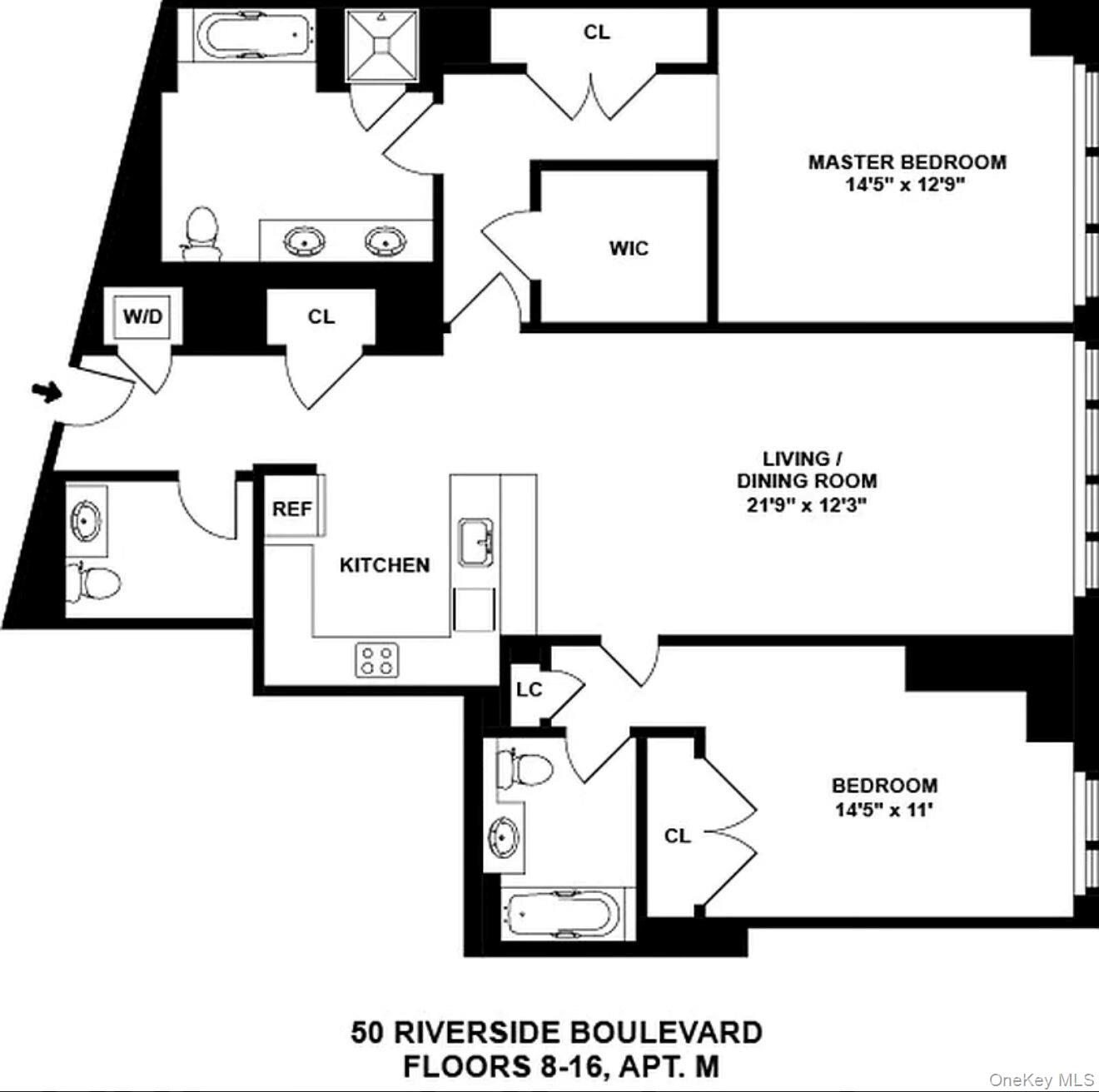 50 Riverside Boulevard, Unit 15M photo 32