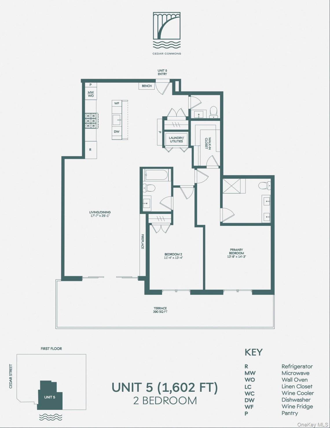 41 Cedar Street, Unit 5