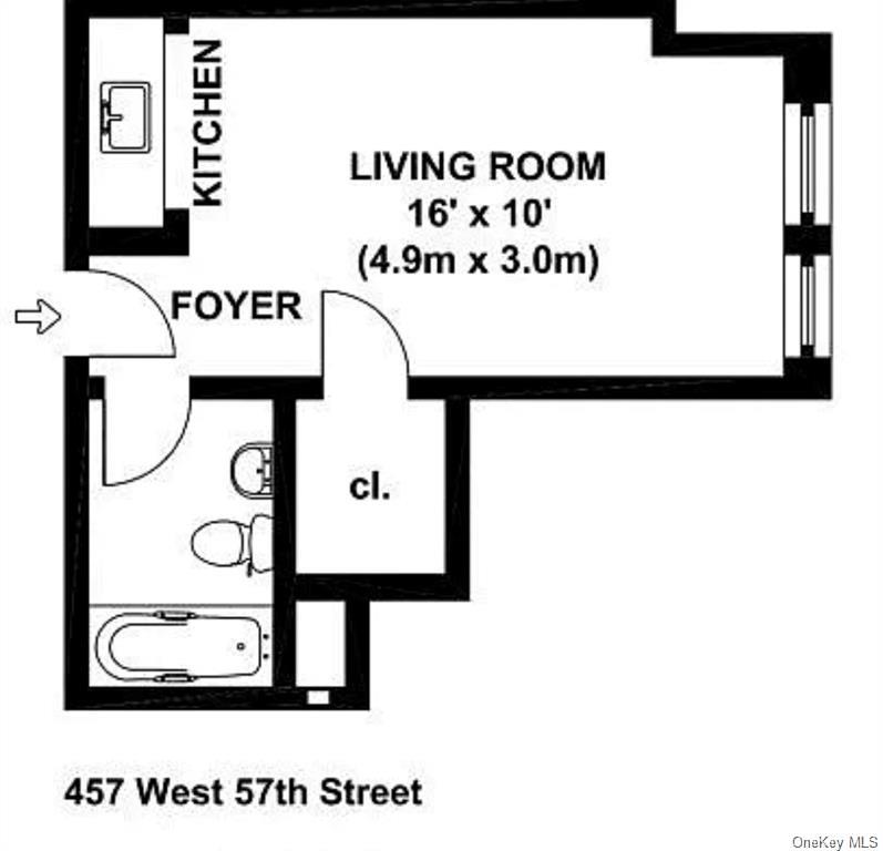 457 W 57th Street, Unit 308 photo 7